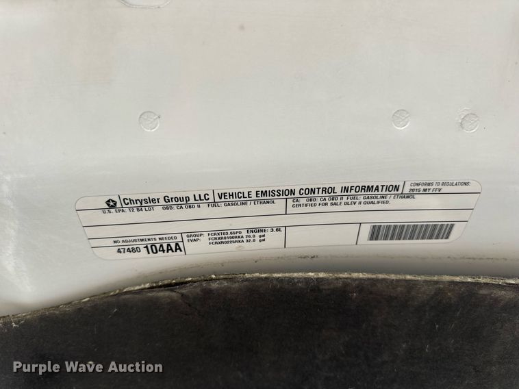 image for item EN4537 2015 Dodge Ram 1500 Crew Cab pickup truck