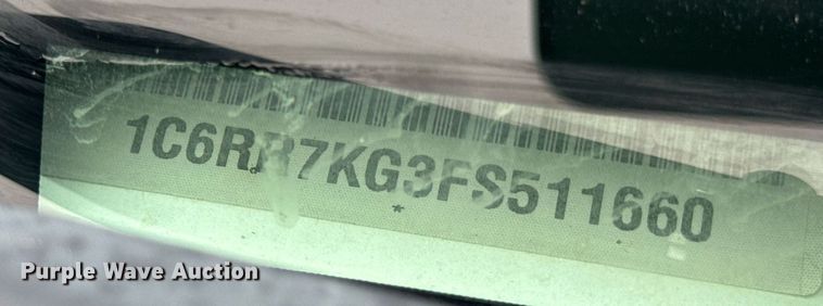 image for item EN4537 2015 Dodge Ram 1500 Crew Cab pickup truck