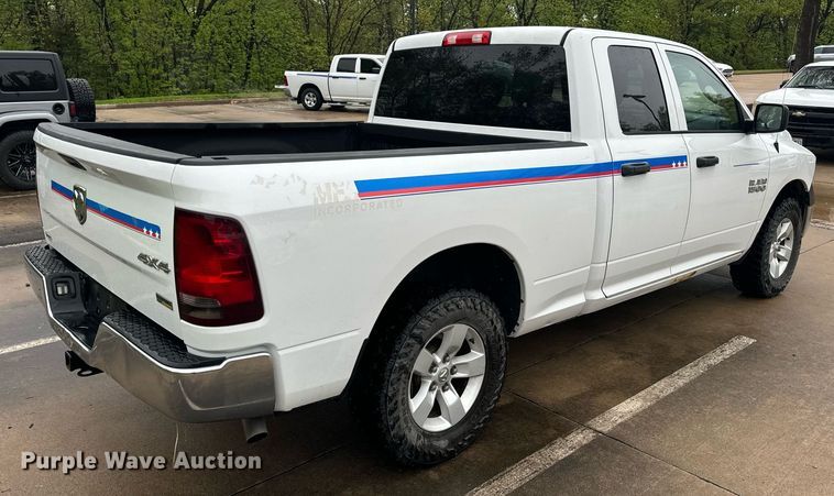 image for item EN4538 2017 Dodge Ram 1500 Quad Cab pickup truck