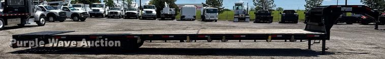 image for item EQ1461 2024 MP Custom Trailers Flatbed equipment trailer