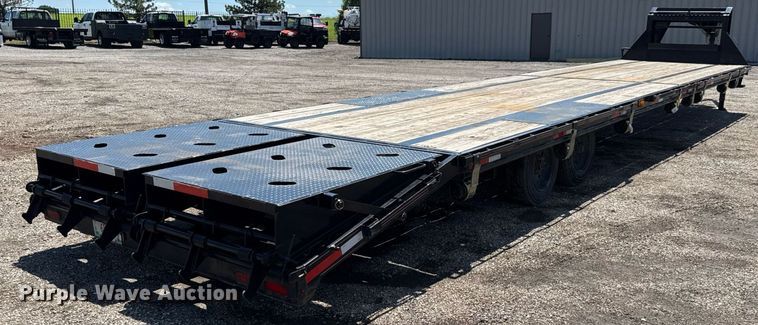 image for item EQ1461 2024 MP Custom Trailers Flatbed equipment trailer