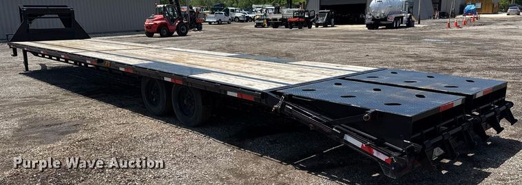 image for item EQ1461 2024 MP Custom Trailers Flatbed equipment trailer