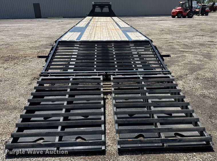 image for item EQ1461 2024 MP Custom Trailers Flatbed equipment trailer