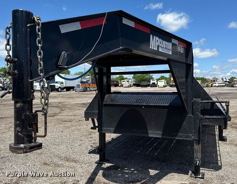 image for item EQ1461 2024 MP Custom Trailers Flatbed equipment trailer