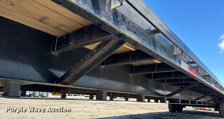 image for item EQ1461 2024 MP Custom Trailers Flatbed equipment trailer