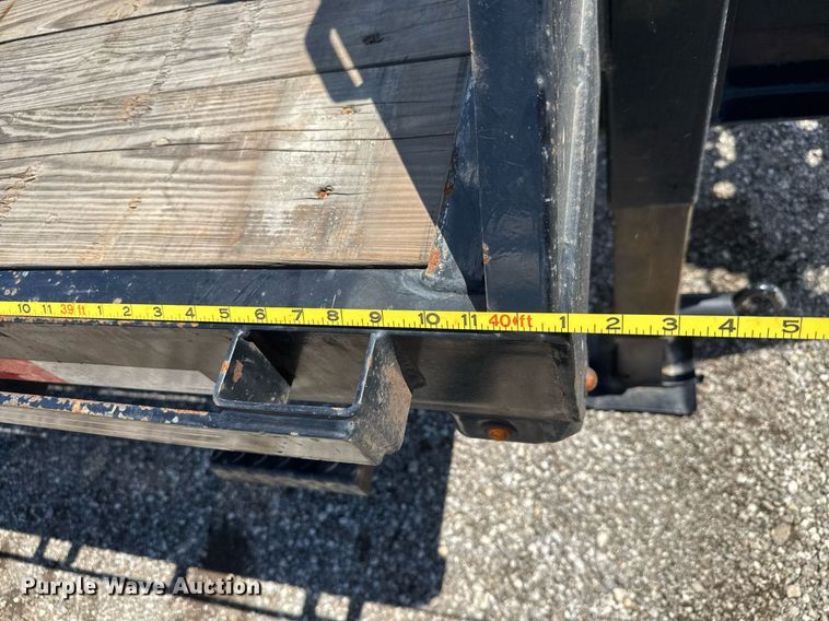 image for item EQ1461 2024 MP Custom Trailers Flatbed equipment trailer
