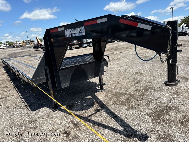 image for item EQ1461 2024 MP Custom Trailers Flatbed equipment trailer