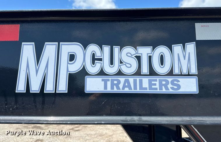 image for item EQ1461 2024 MP Custom Trailers Flatbed equipment trailer