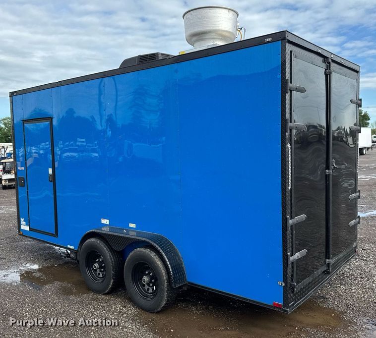image for item EQ1472 2023 Quality Cargo 7x16TA3 food trailer 