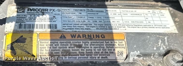 image for item EQ1475 2020 Kenworth T370 box truck