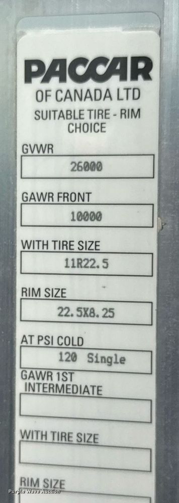 image for item EQ1475 2020 Kenworth T370 box truck