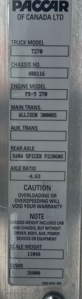 image for item EQ1475 2020 Kenworth T370 box truck