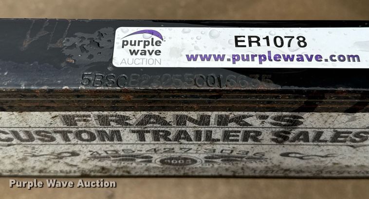 image for item ER1078 2005 Horse Creek Maufacturing utility trailer