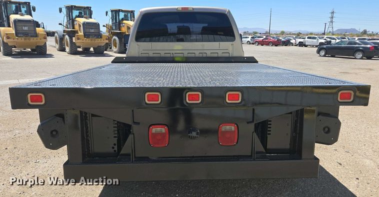 image for item YA0500 2012 Ford F450 Super Duty Crew Cab flatbed truck