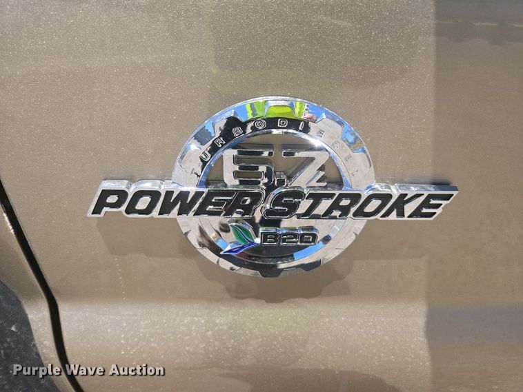 image for item YA0500 2012 Ford F450 Super Duty Crew Cab flatbed truck