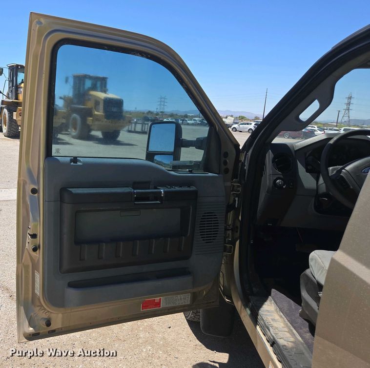 image for item YA0500 2012 Ford F450 Super Duty Crew Cab flatbed truck