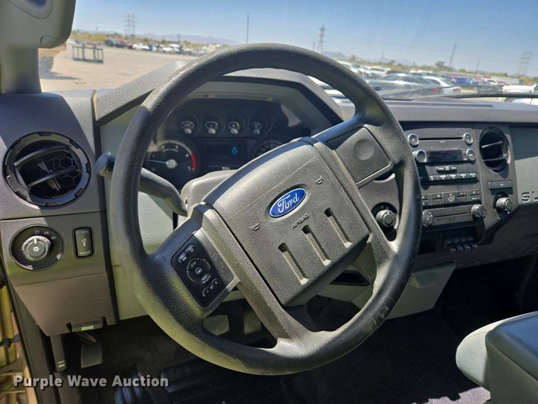 image for item YA0500 2012 Ford F450 Super Duty Crew Cab flatbed truck