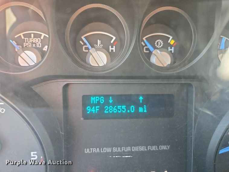 image for item YA0500 2012 Ford F450 Super Duty Crew Cab flatbed truck