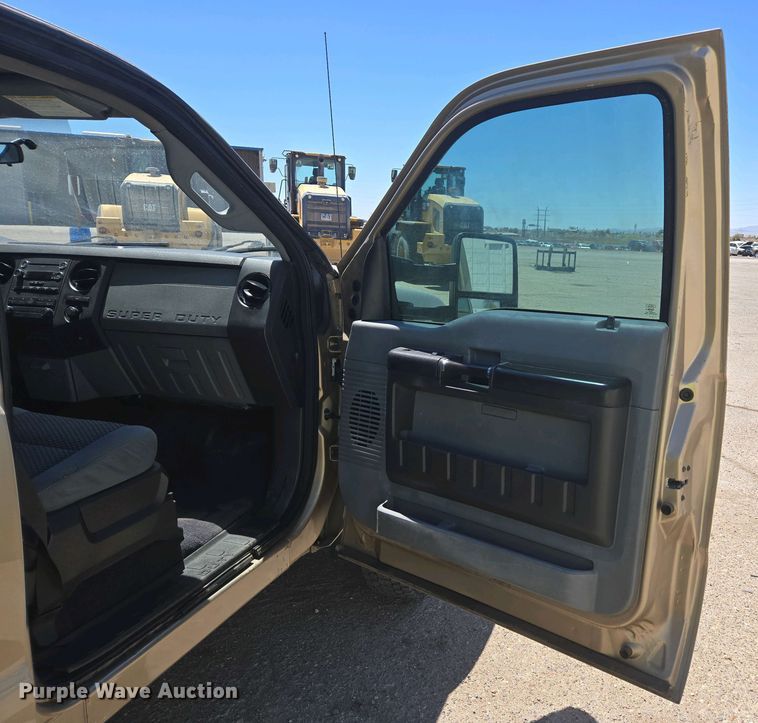 image for item YA0500 2012 Ford F450 Super Duty Crew Cab flatbed truck