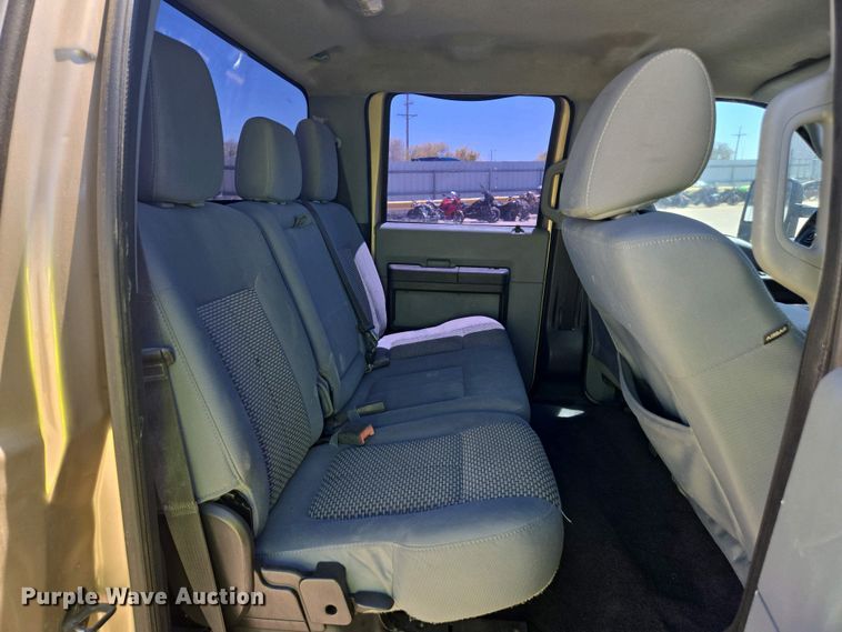 image for item YA0500 2012 Ford F450 Super Duty Crew Cab flatbed truck