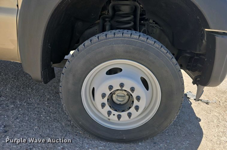 image for item YA0500 2012 Ford F450 Super Duty Crew Cab flatbed truck