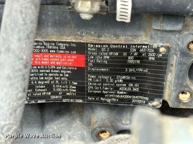 image for item DH9941 2010 Vermeer RTX550 trencher