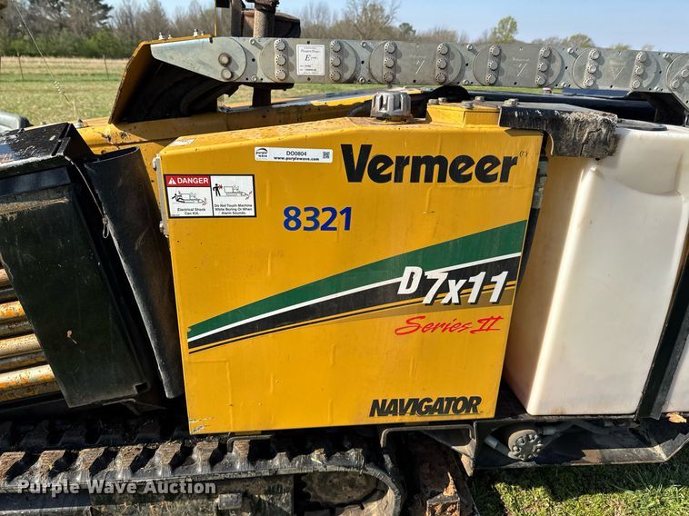 image for item DO0804 2008 Vermeer D7X11 Series II directional boring unit