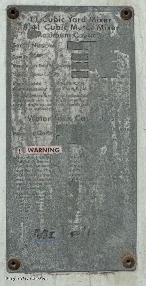 image for item DO0965 2004 Kenworth W900 ready mix truck