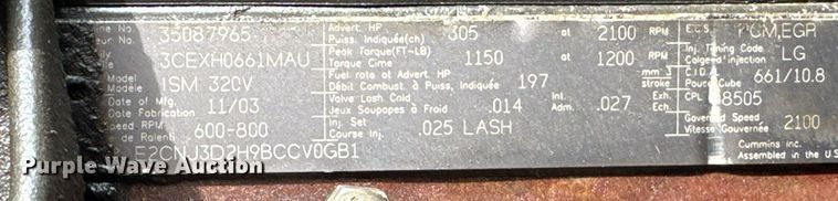 image for item DO0965 2004 Kenworth W900 ready mix truck