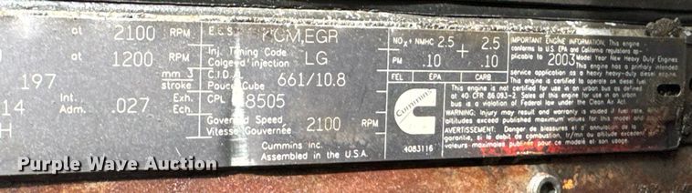 image for item DO0965 2004 Kenworth W900 ready mix truck