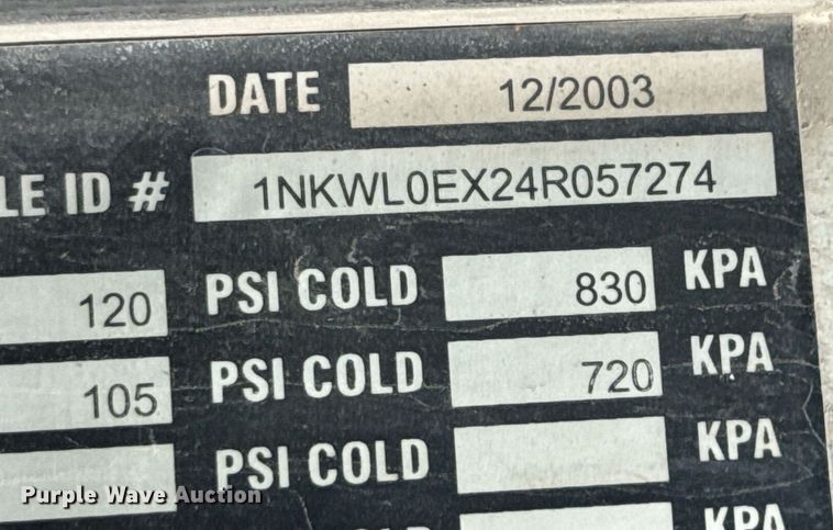 image for item DO0965 2004 Kenworth W900 ready mix truck