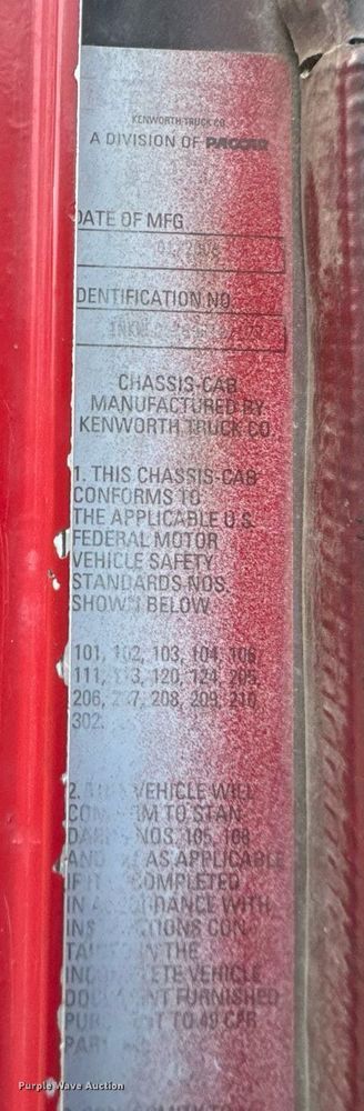 image for item DO0966 2006 Kenworth W900 ready mix truck