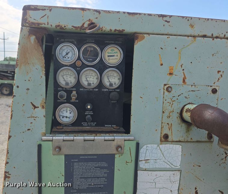 image for item DO7942 Sullair 375 DPQJD air compressor