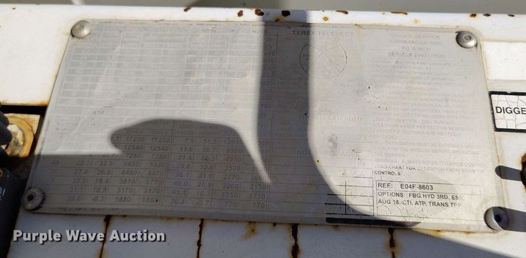 image for item DP4914 2005 International 7400 digger derrick truck