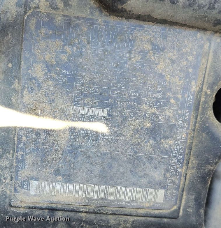 image for item DP4915 2008 International 4400 digger derrick truck