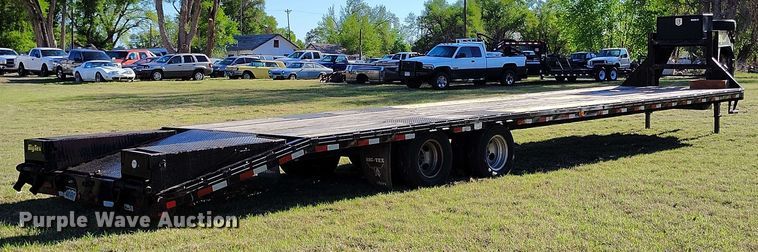 image for item DP4919 2012 Big Tex 22GN-35BK+5CP equipment trailer