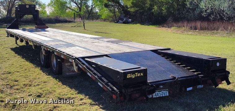 image for item DP4919 2012 Big Tex 22GN-35BK+5CP equipment trailer