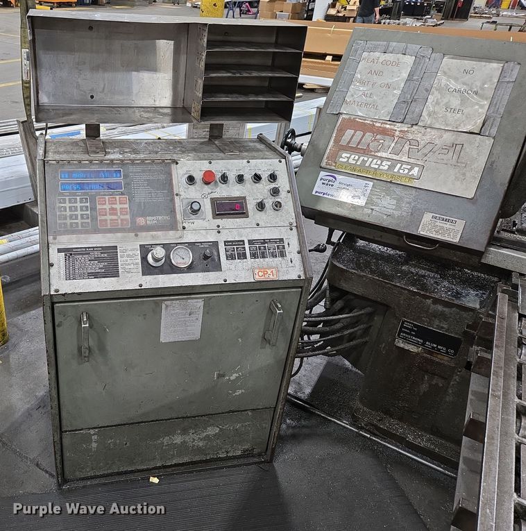 image for item DP6291 Armstrong - Blum MFG. Co. Marvel 15A8 metal bandsaw