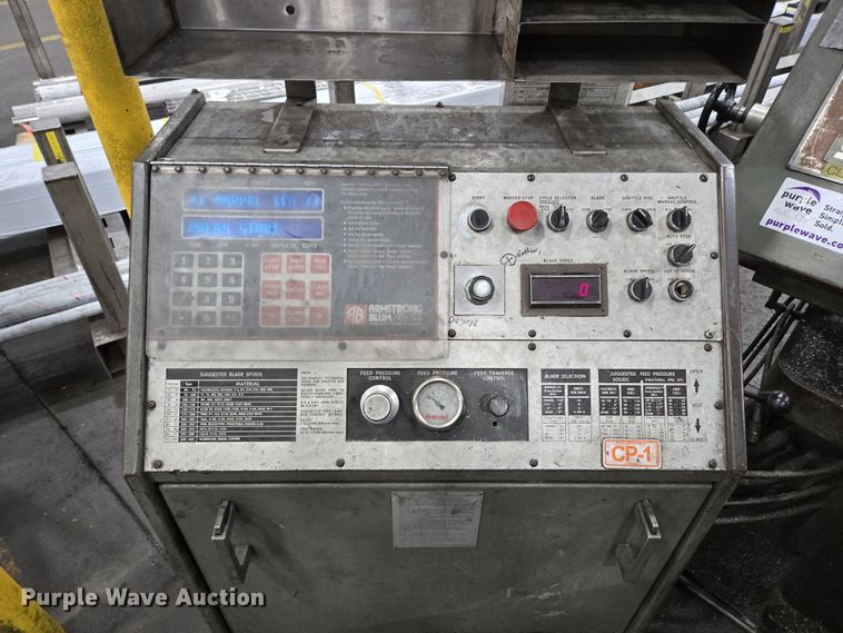 image for item DP6291 Armstrong - Blum MFG. Co. Marvel 15A8 metal bandsaw