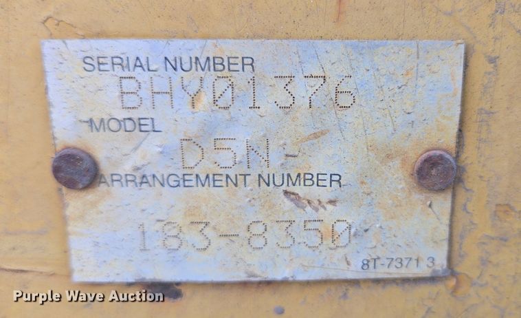 image for item DP6334 2006 Caterpillar D5N LGP dozer