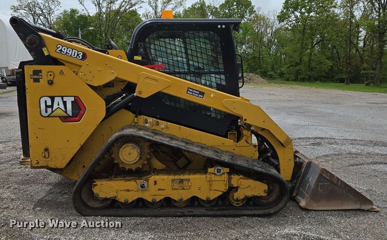image for item DP6373 2020 Caterpillar 299D3 tracked skid steer loader