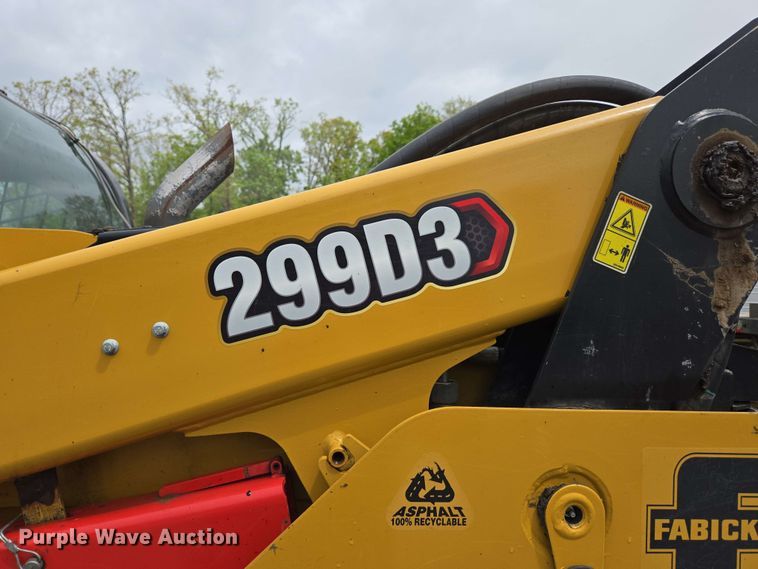 image for item DP6373 2020 Caterpillar 299D3 tracked skid steer loader