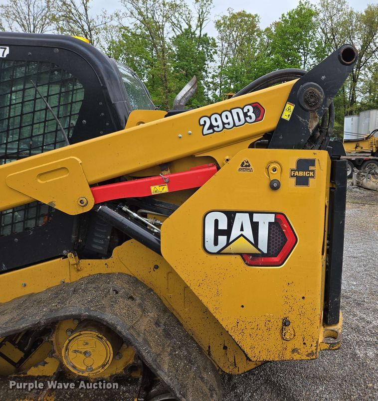 image for item DP6373 2020 Caterpillar 299D3 tracked skid steer loader