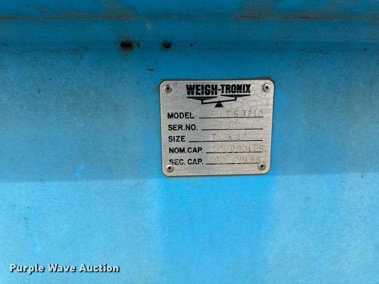 image for item DT0705 Weightronix PMTS-7210 scale