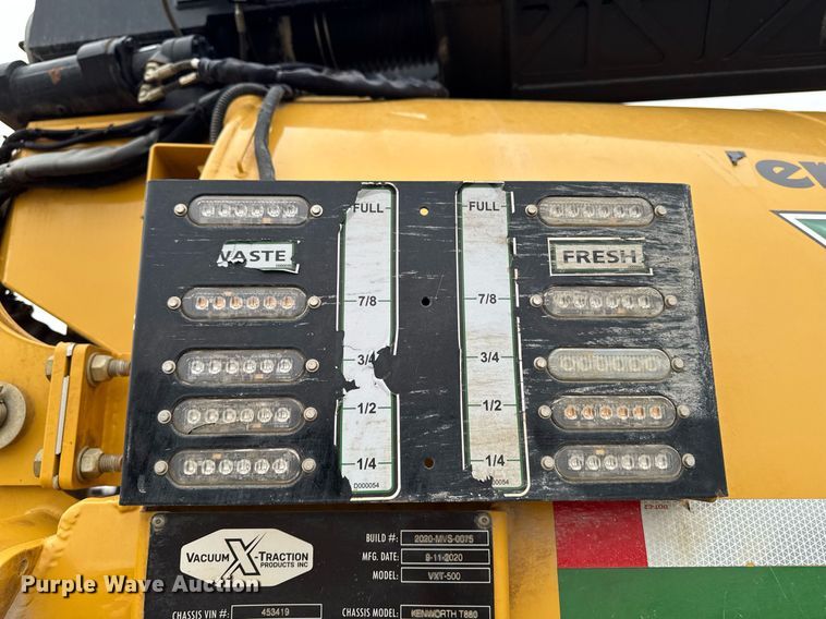 image for item DT0713 2021 Kenworth T880 hydrovac truck