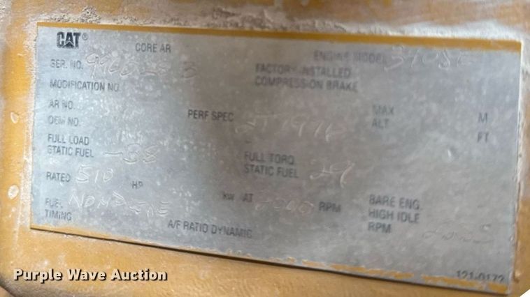 image for item DT0740 1997 Caterpillar 769D haul truck