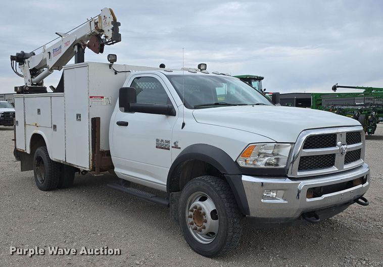 image for item DT6818 2018 Dodge Ram 5500 utility / service truck