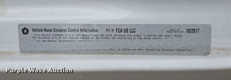 image for item DT6818 2018 Dodge Ram 5500 utility / service truck