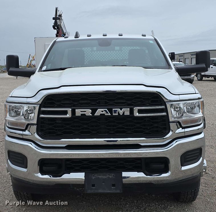 image for item DT6819 2021 Dodge Ram 3500 utility bed pickup truck