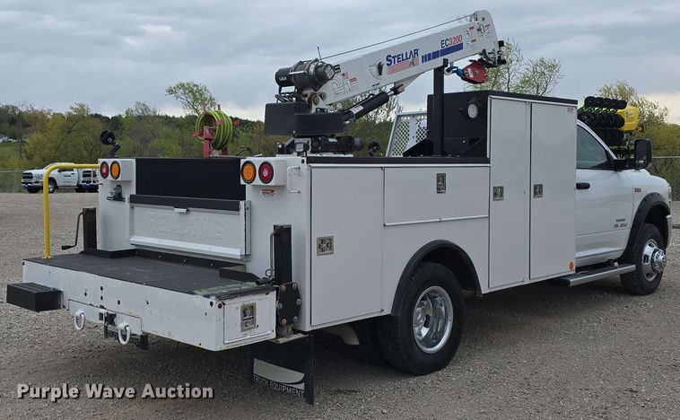 image for item DT6819 2021 Dodge Ram 3500 utility bed pickup truck